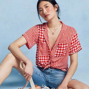 Maeve Bon Voyage Button Down